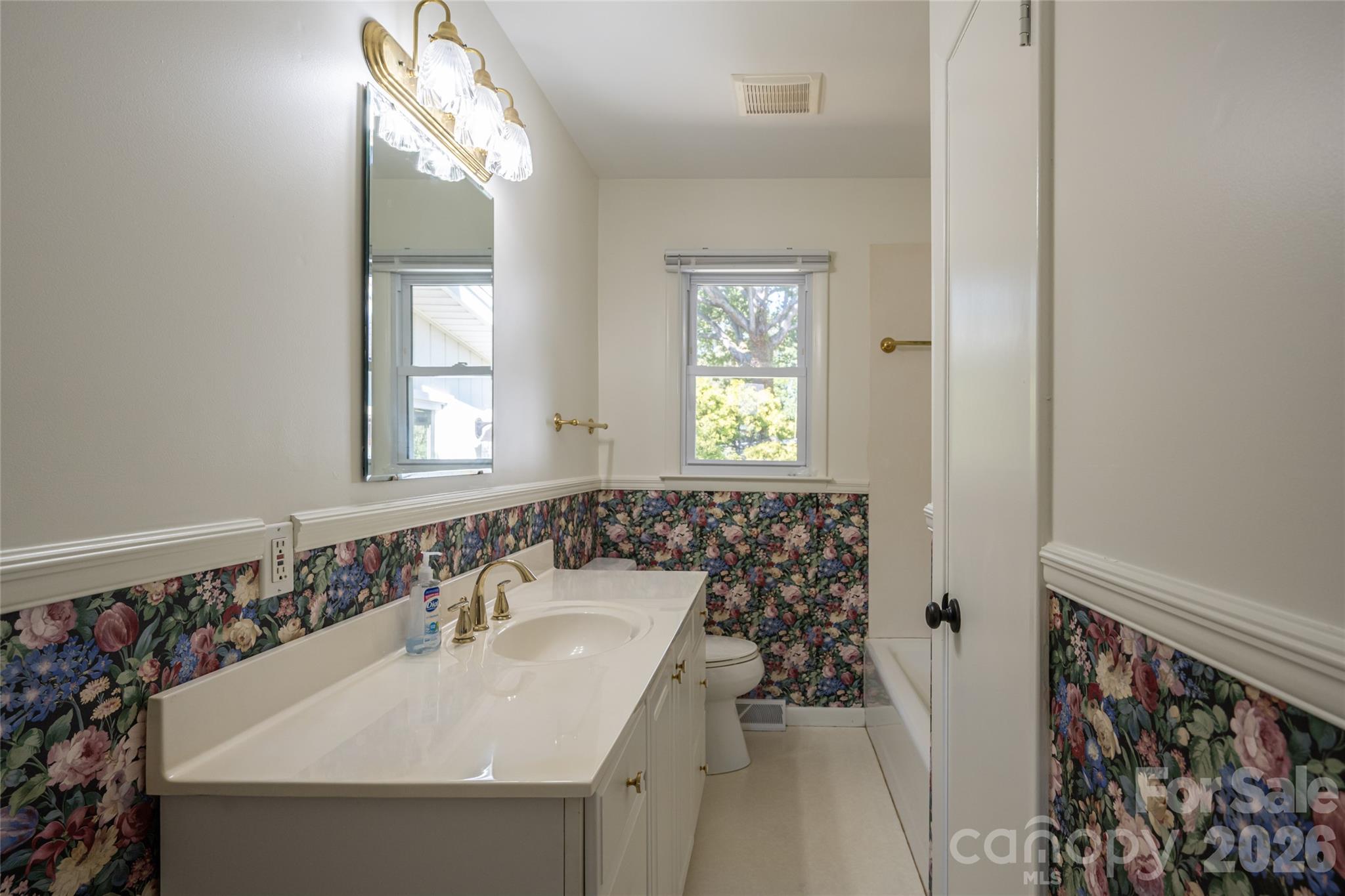 Guest bathroom - 23 Wagon Road, Asheville