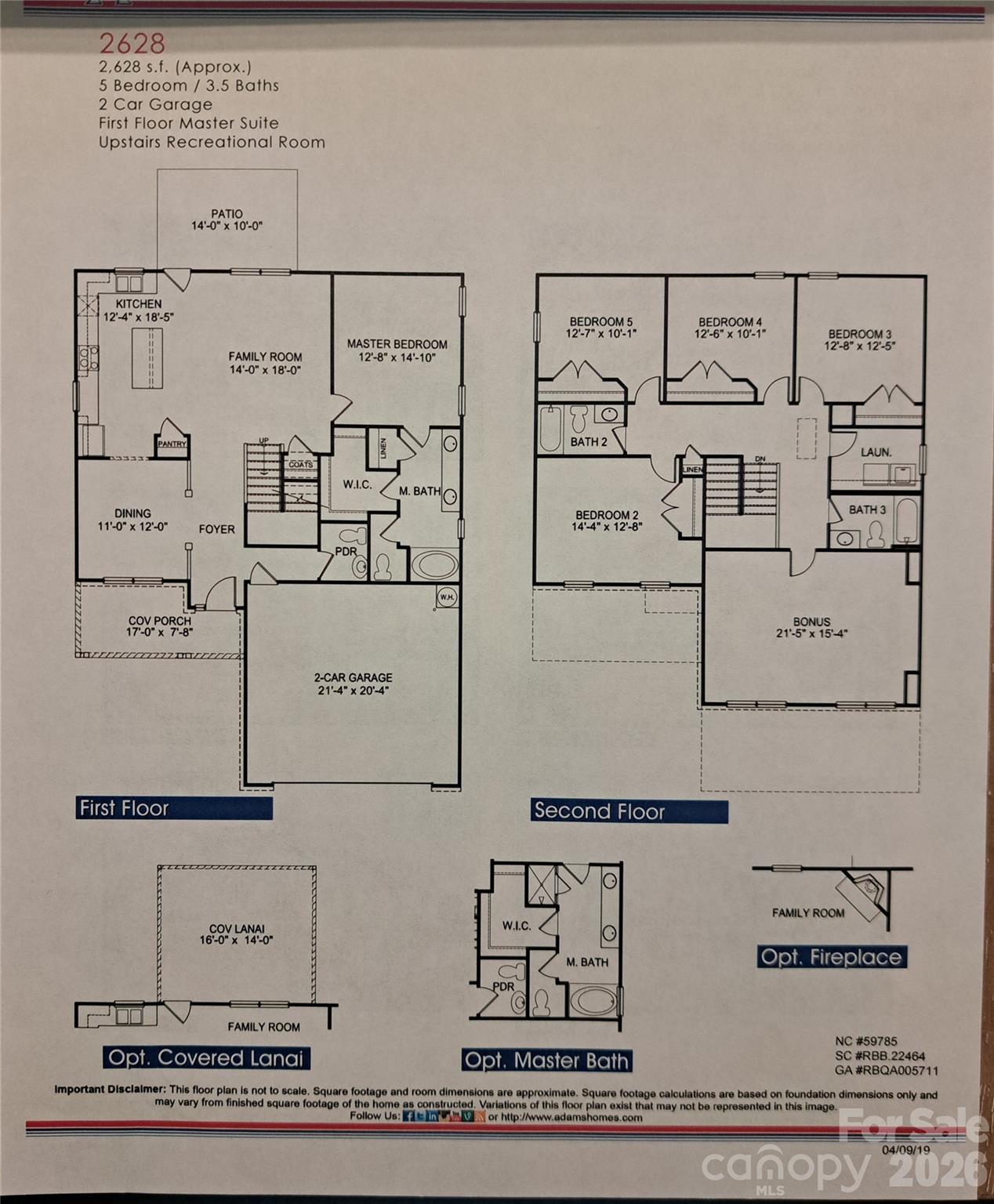 Floor Plan - 130 Swinford Drive, Salisbury
