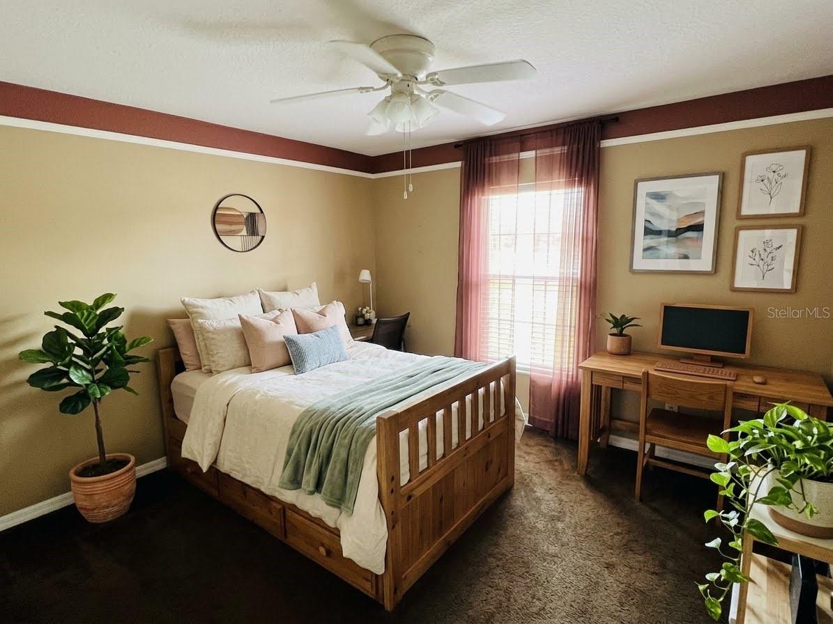 Bedroom #3 Virtually Enhanced - 1449 ERROL PKWY, APOPKA