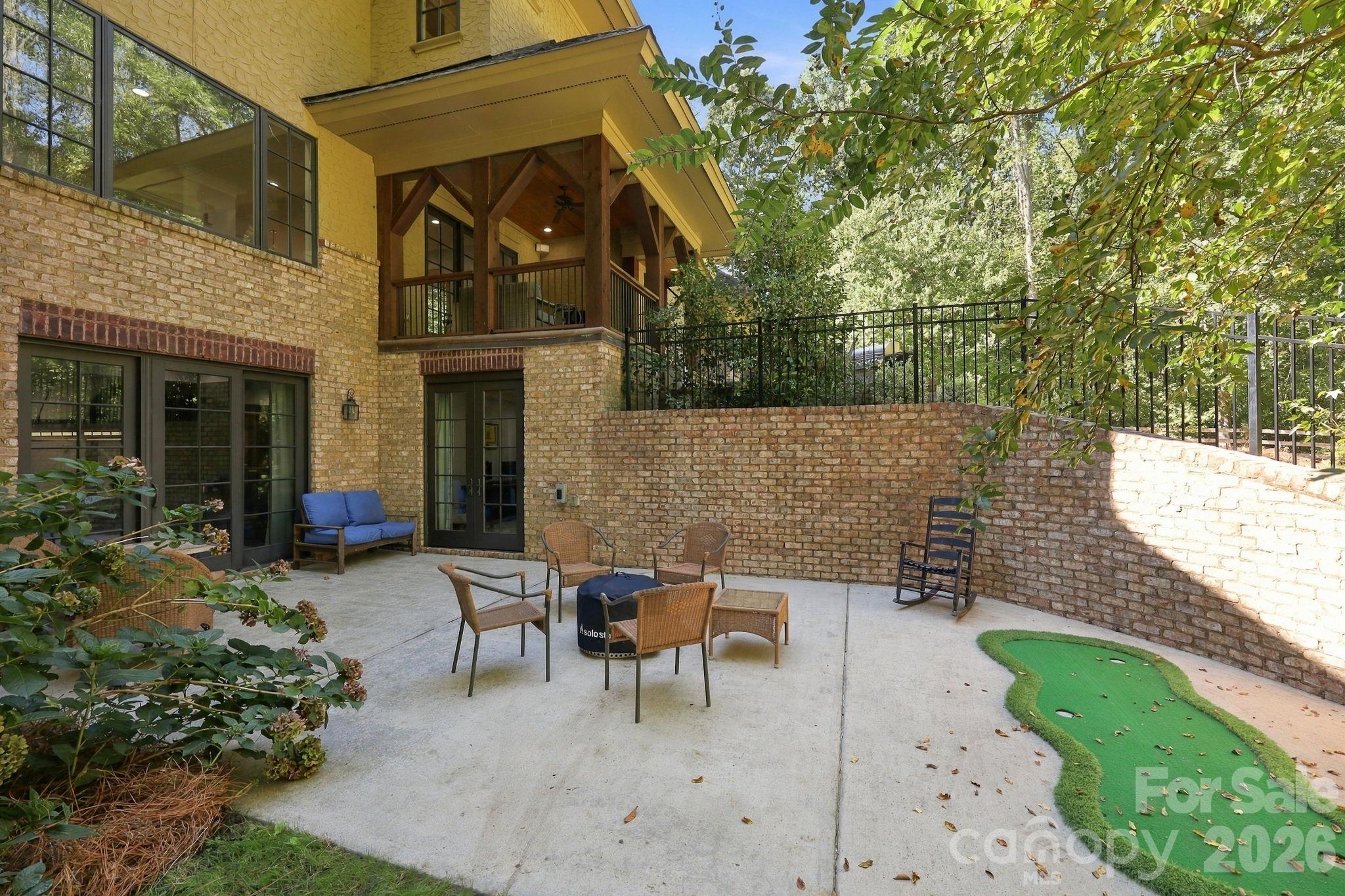 Walk out basement - patio area. - 115 Saddle Creek Court, Davidson