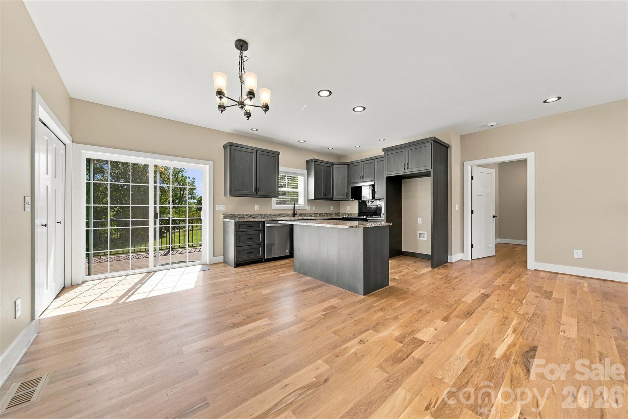 Kitchen and Dining - 2937 Frank Whisnant Road, Morganton
