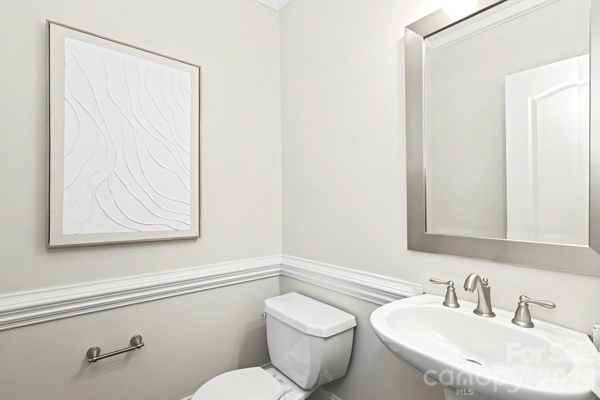 Powder room - 4320 Town And Country Drive, Charlotte
