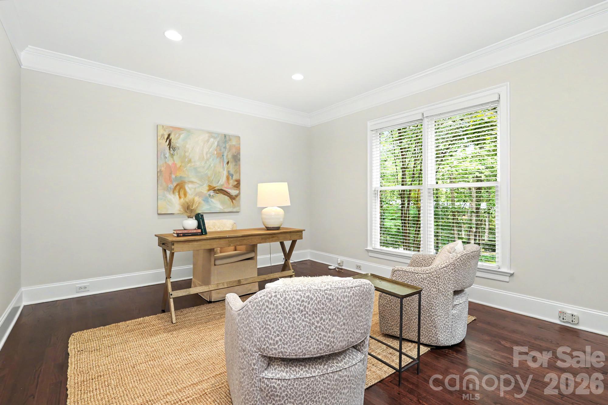 Home office off the foyer - 4320 Town And Country Drive, Charlotte