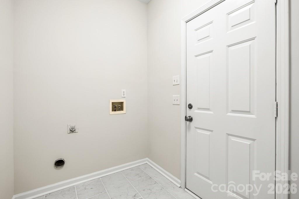 Laundry/utility room off of the garage - 109 Coronilla Road, Mooresville