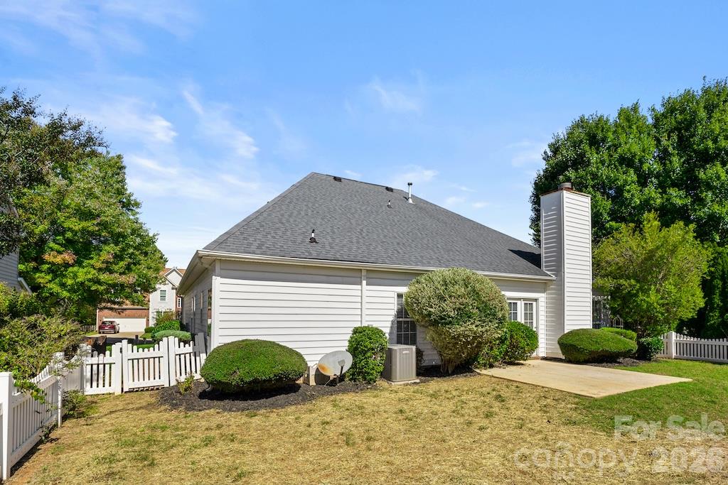 Fenced in backyard - 109 Coronilla Road, Mooresville