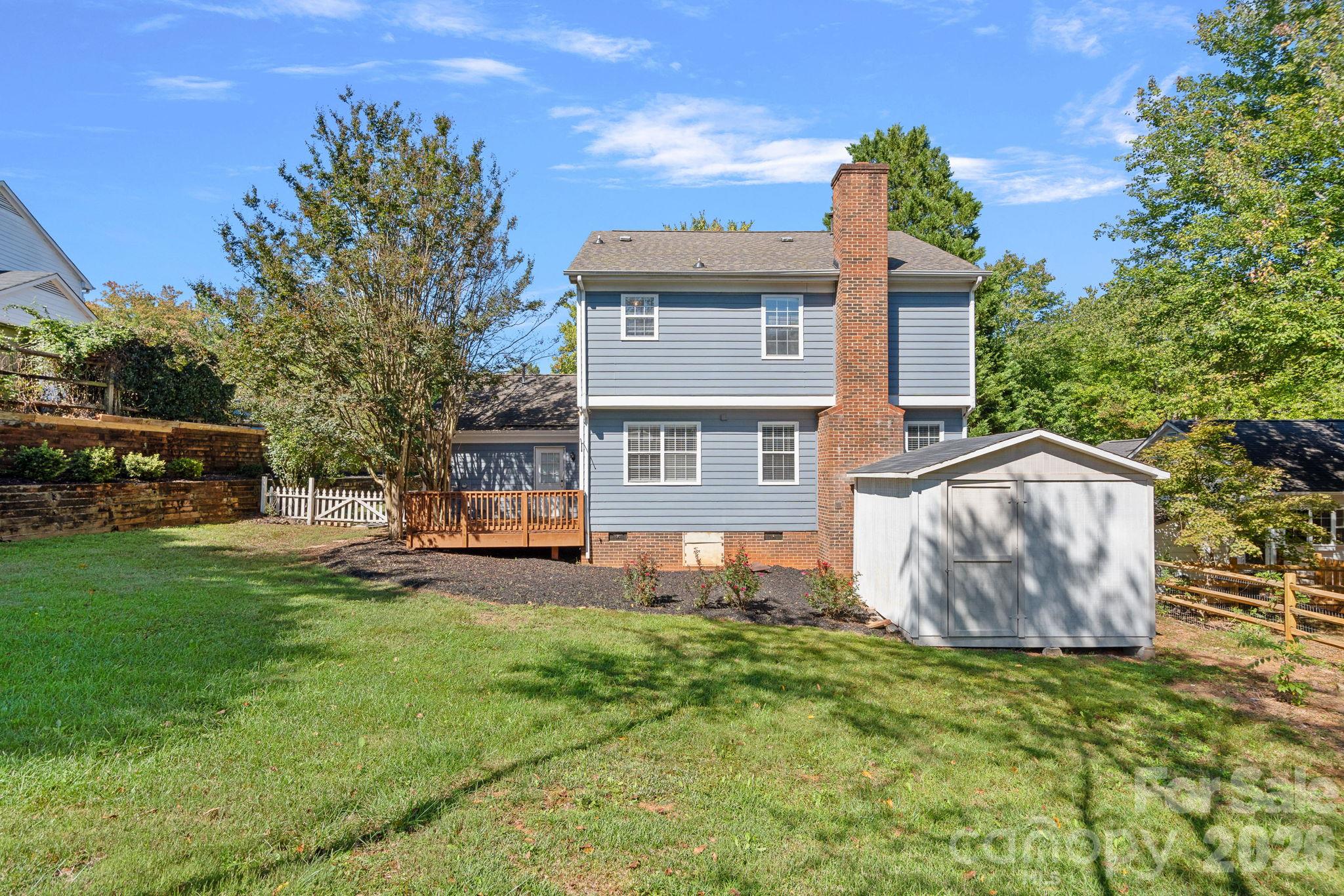 Back Exterior - 12424 Cool Mist Lane, Huntersville