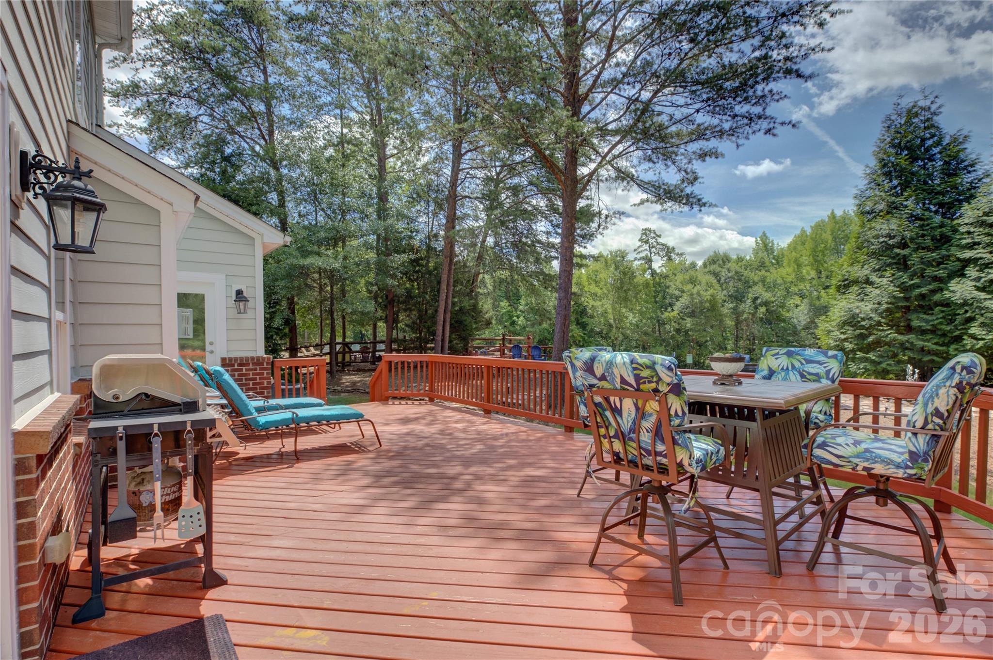 Large deck great for entertaining - 9609 Spurwig Court, Charlotte