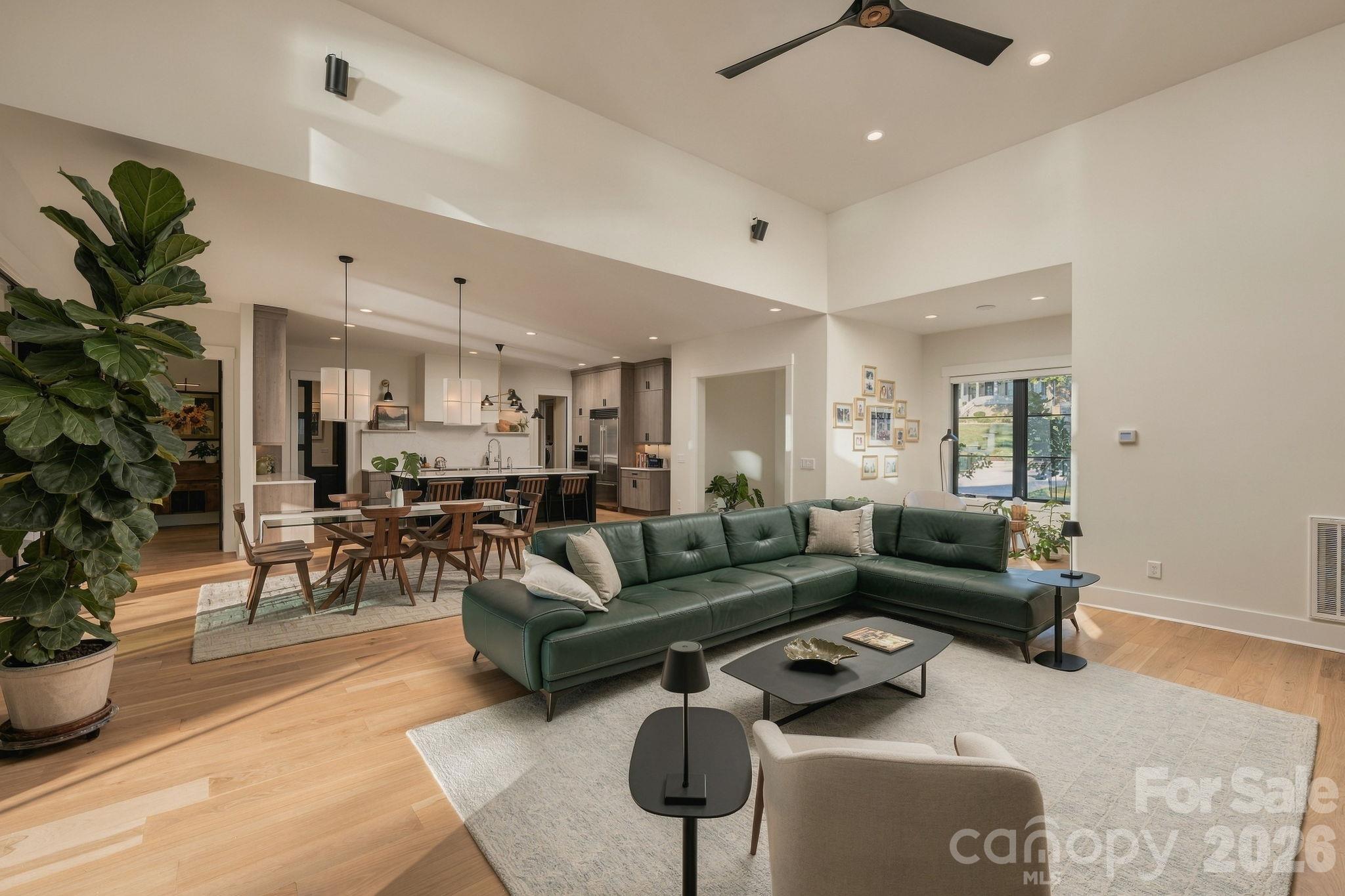 View toward Kitchen in open floor plan - 298 Marietta Road, Mooresville