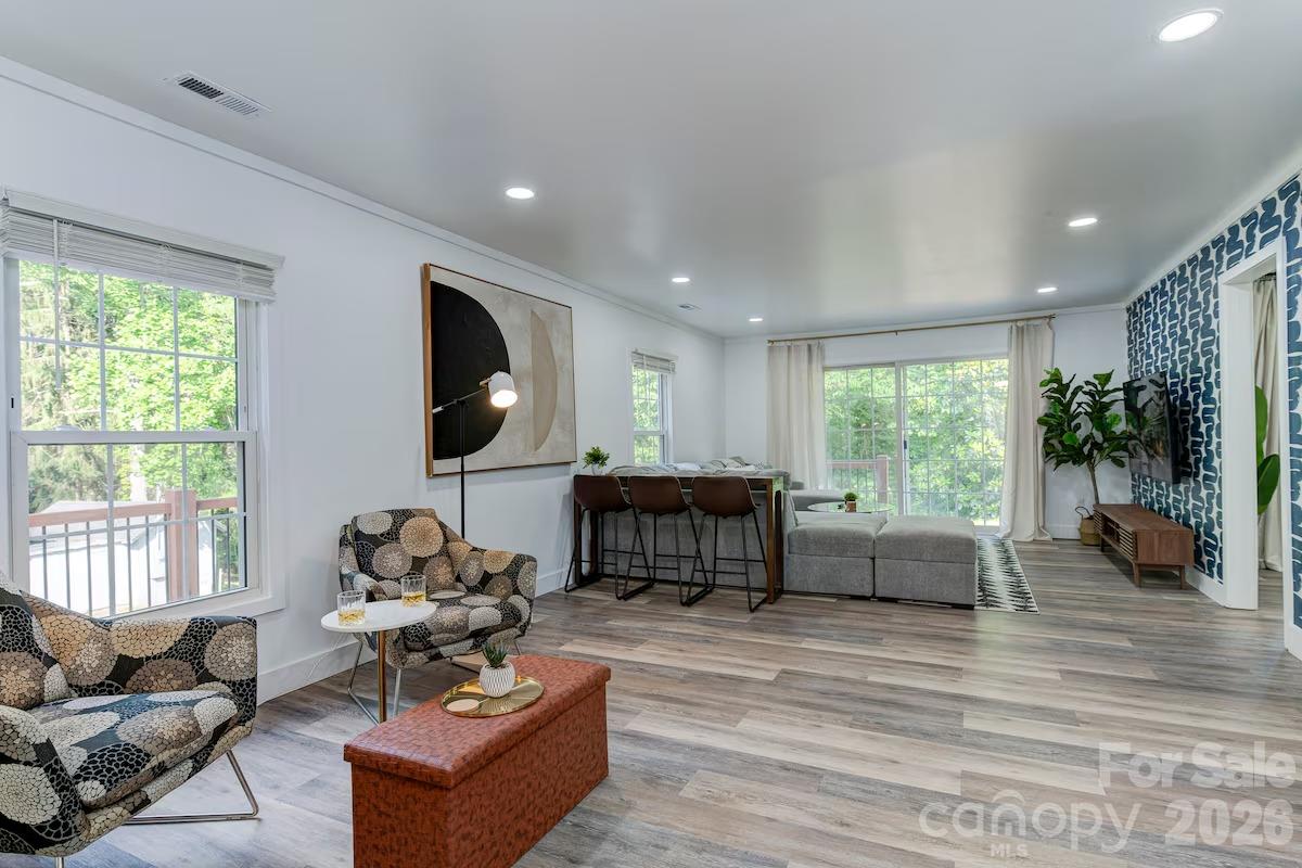 20 Collins - Living Room/Area - 12,20 Collins Mountain Drive, Asheville