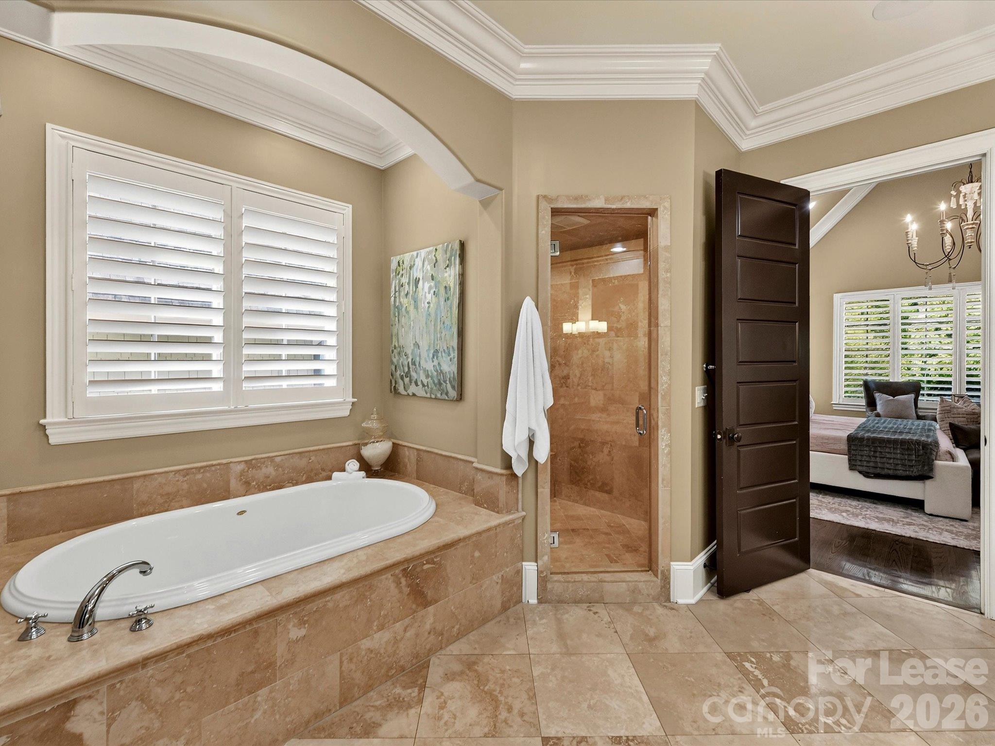 Spa-Like Primary Bathroom - 808 Huntington Park Drive, Charlotte