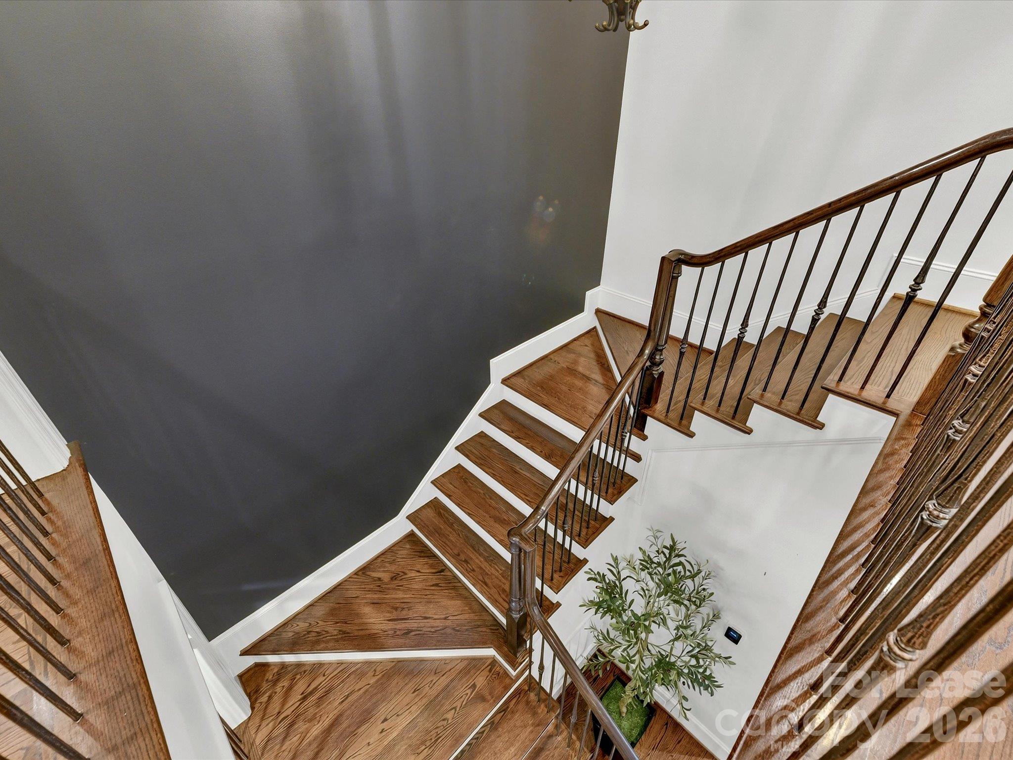 Staircase - 808 Huntington Park Drive, Charlotte