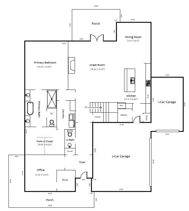 First Floor - 8704 Sherrills Ford Road, Sherrills Ford