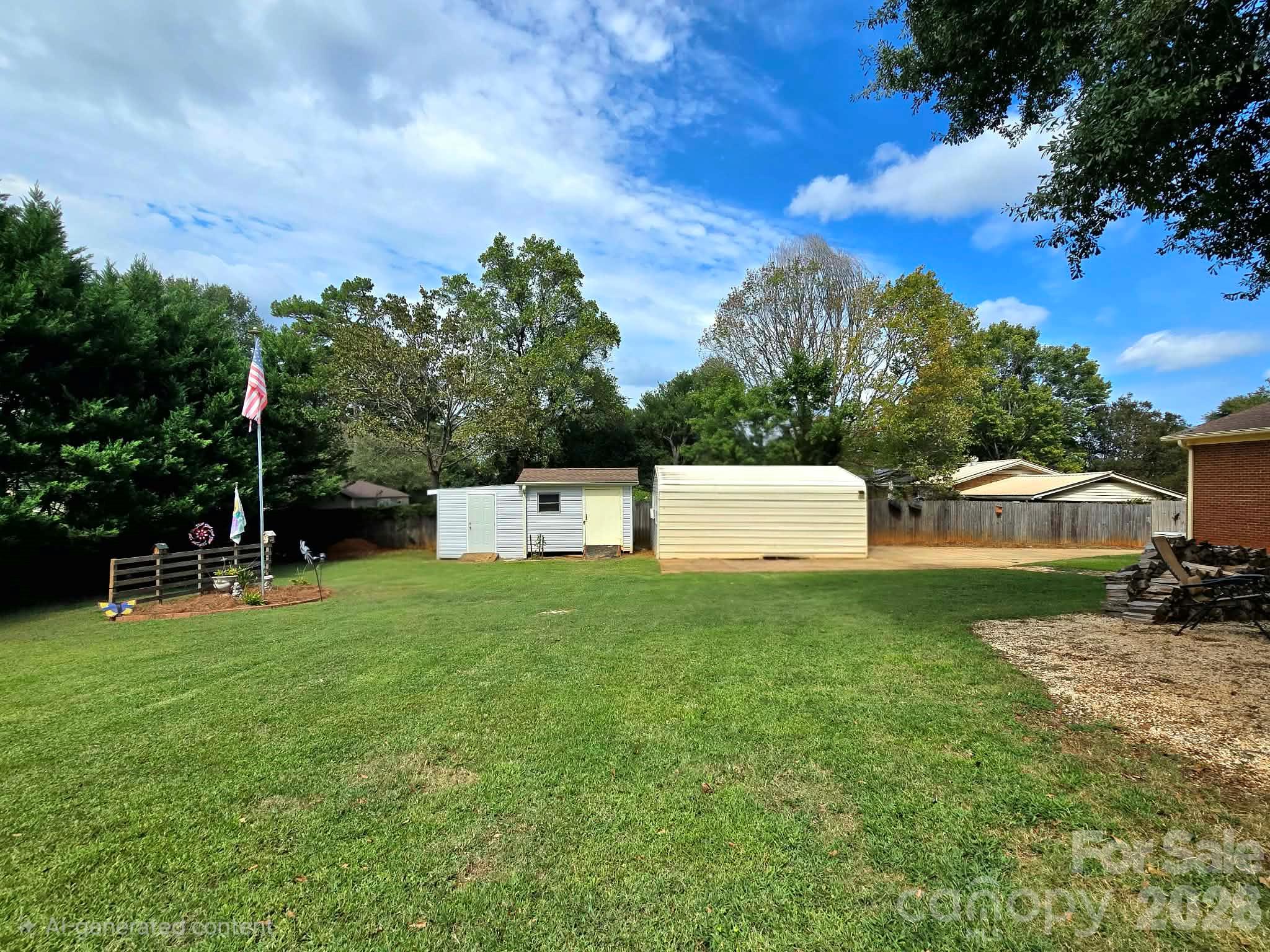 detached 1 car garage/work shop as well as 2 additional storage units - 4107 Windwood Drive, Gastonia