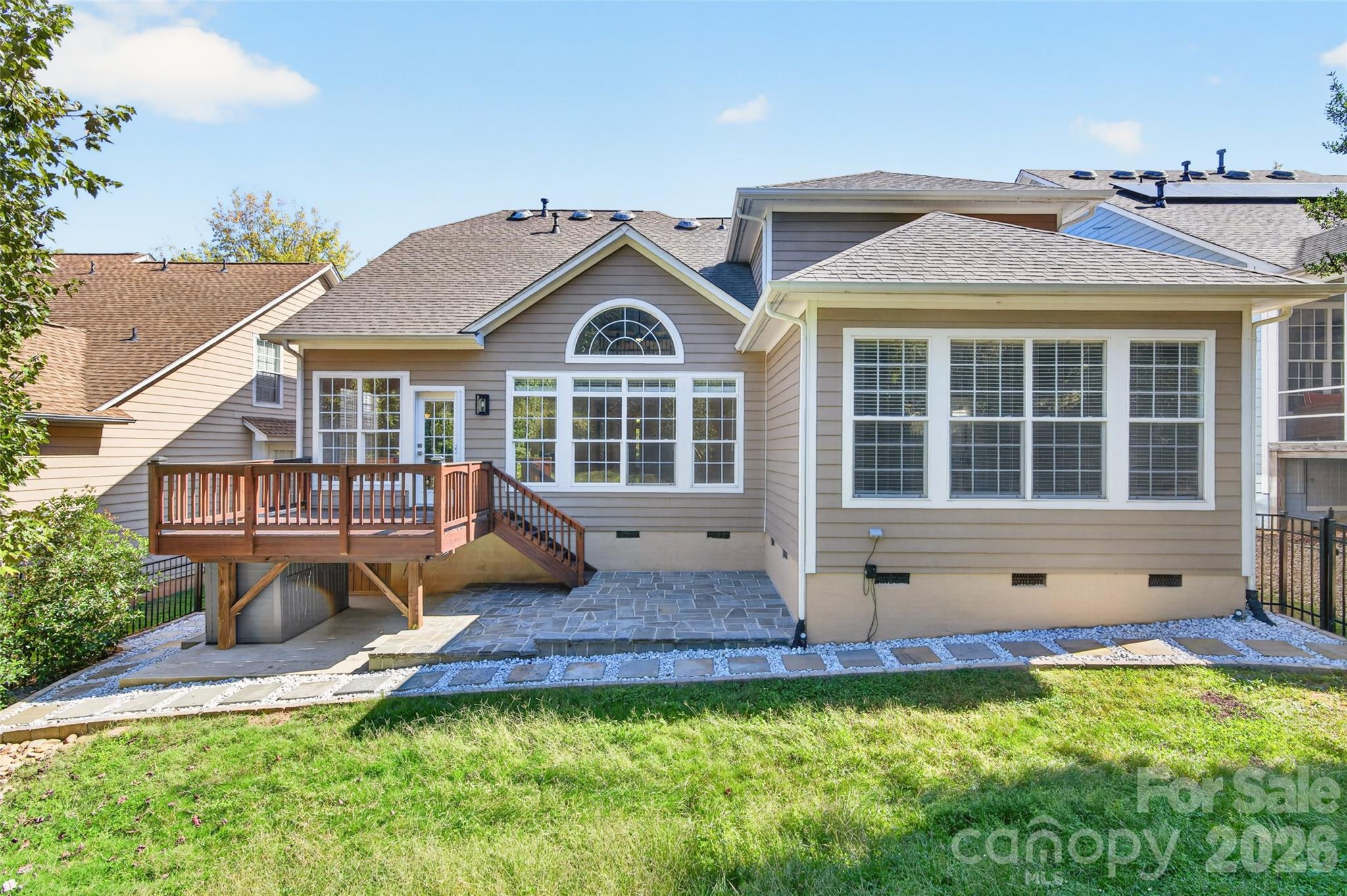 Back house view - 231 Fairview Lane, Davidson
