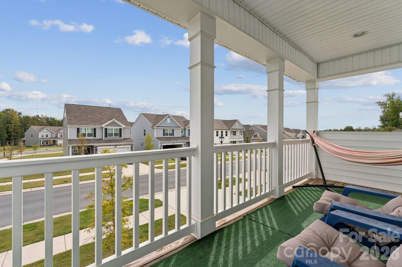 Bedroom 4's private balcony - 8704 Frank Grier Road, Charlotte