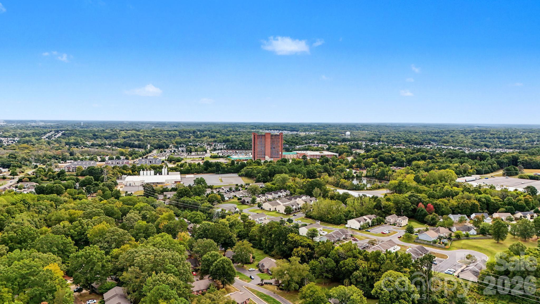 Aerial view of Fort Mill and surrounding community - 420 English Ivy Court, Fort Mill