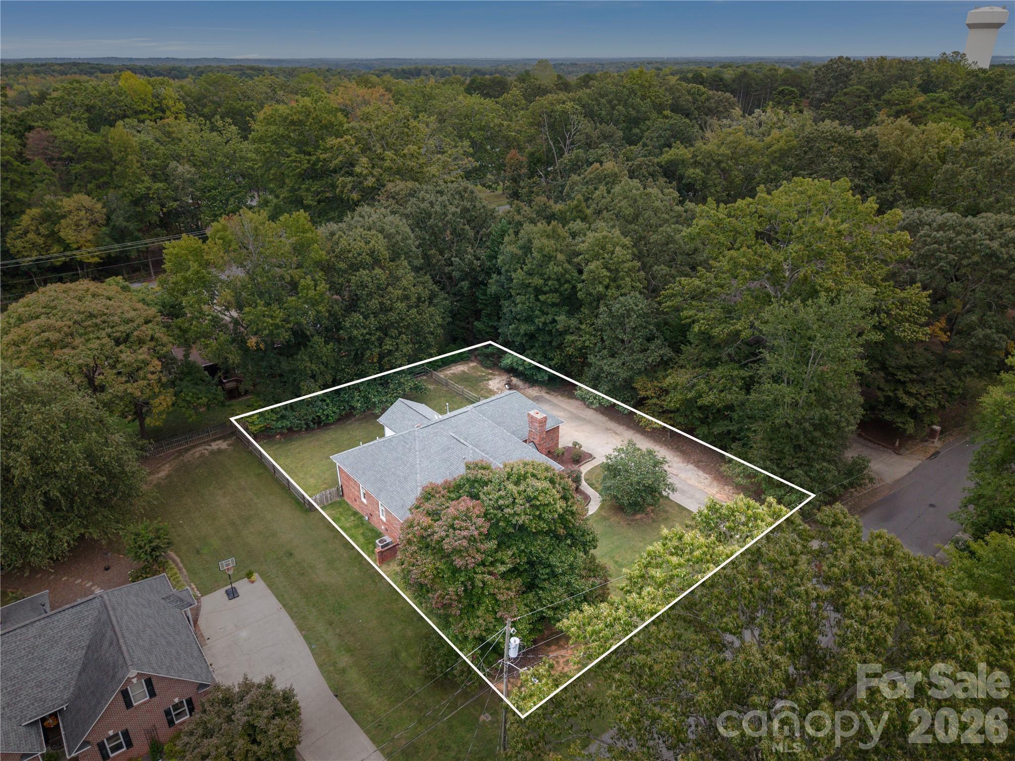 Estimated Lot Lines - 205 General Joseph Wheeler Street, Stanley