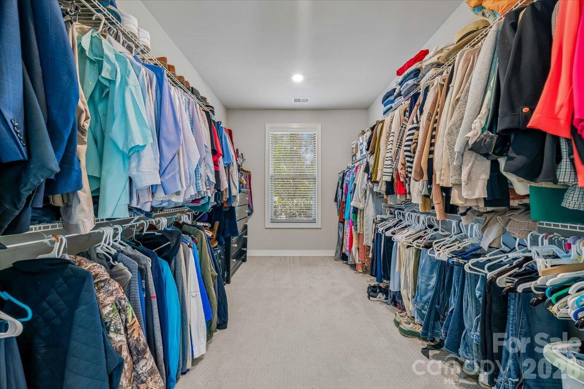 Primary Closet - 1219 Arges River Drive, Fort Mill