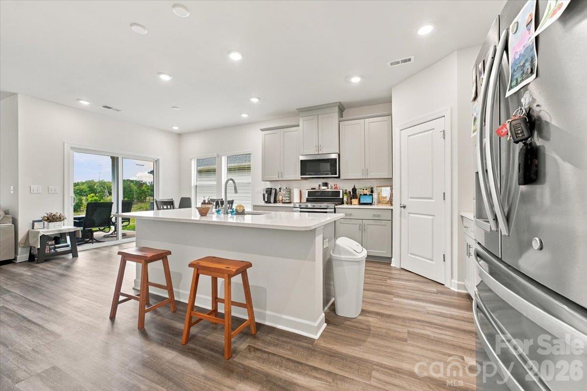 Large kitchen with tons of natural light. - 7722 Porrera Street, Charlotte