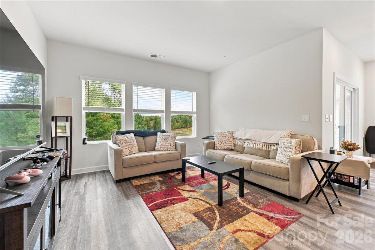 Great natural light in the living room. - 7722 Porrera Street, Charlotte