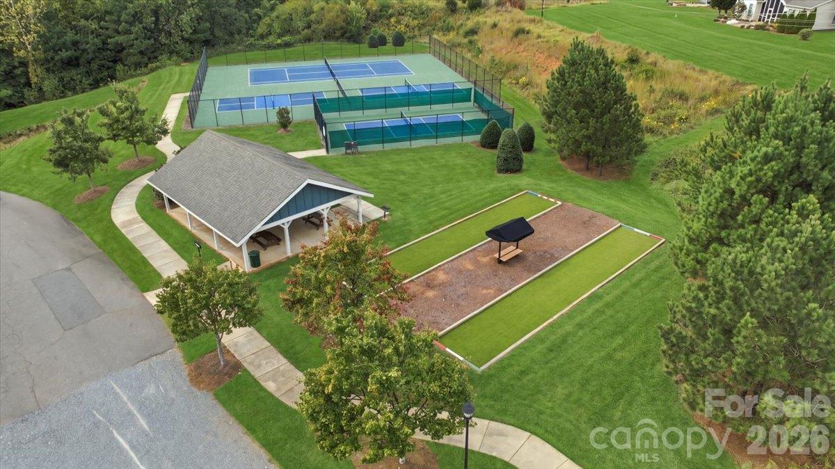 Covered pavilion for entertaining. - 7722 Porrera Street, Charlotte
