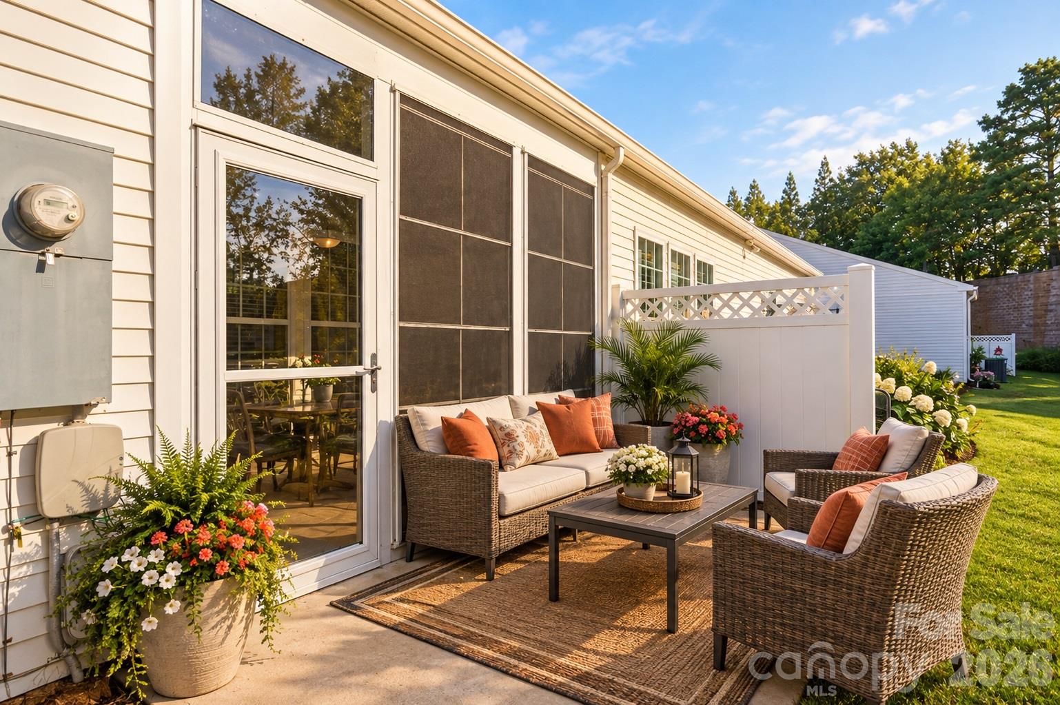 Virtually Staged Patio - 2047 Sweetleaf Drive, Indian Land