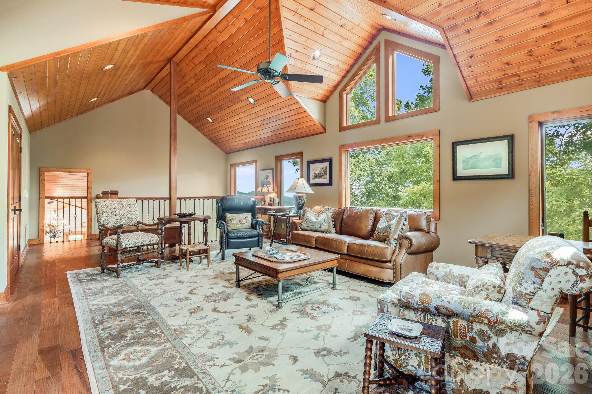 Upper level office/den. - 179 Cherry Knob Drive, Mars Hill