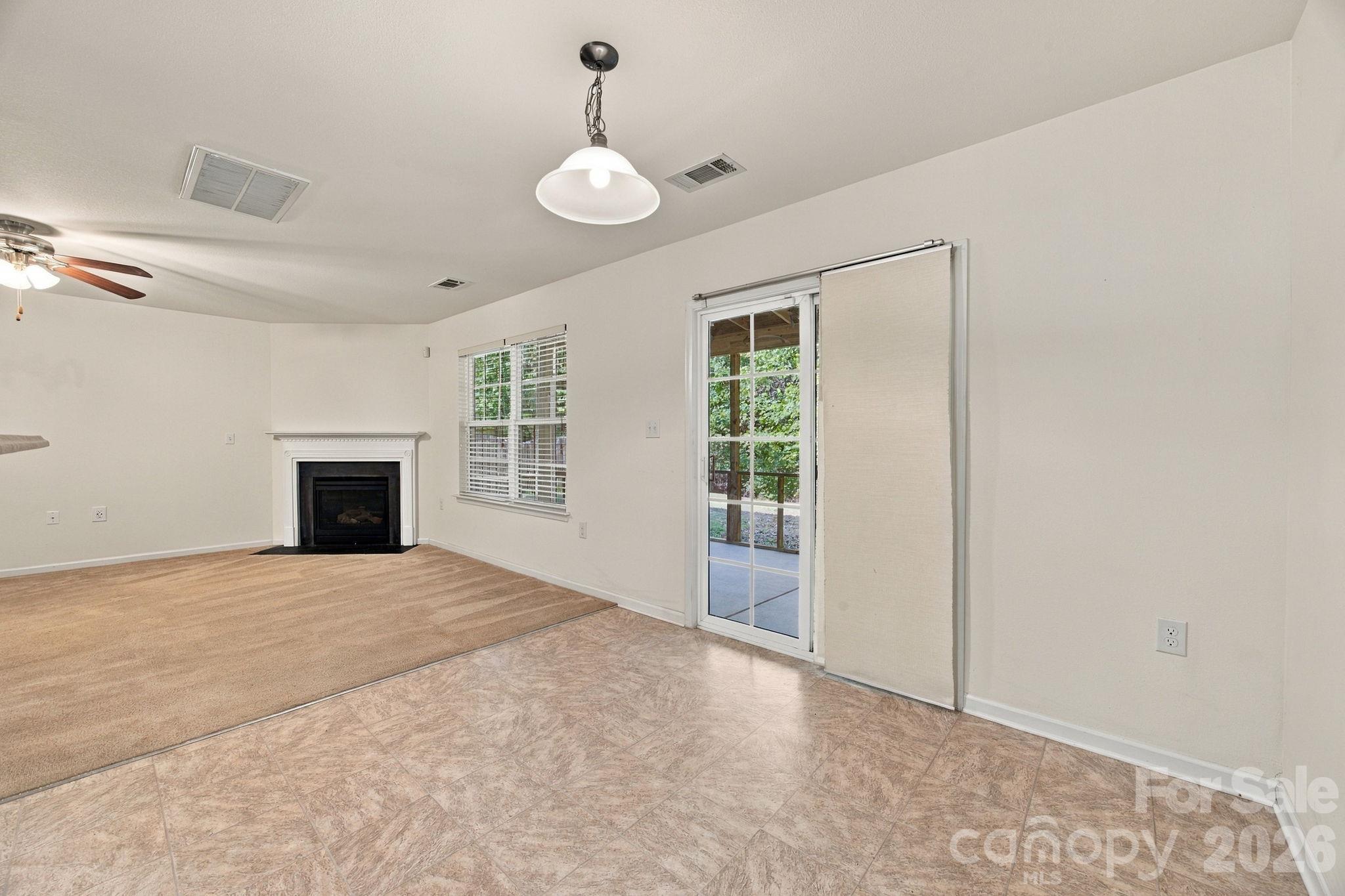 dining area looking into the family room - 11604 Ragan Elizabeth Court, Charlotte