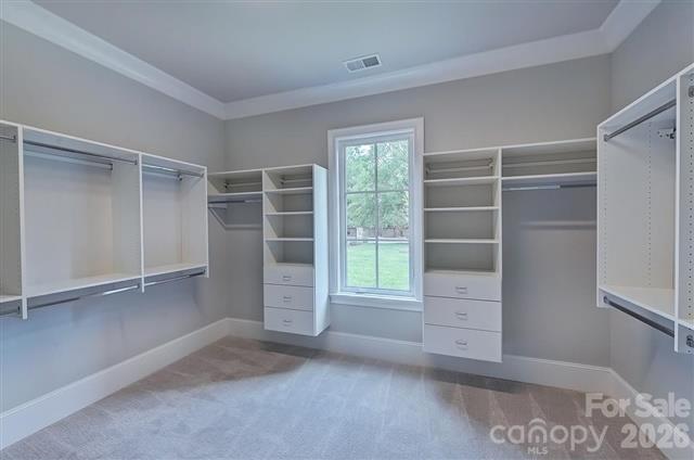 On-suite Walk in ClosetCourtesy of Simonini Homes - 6510 Sharon Hills Road, Charlotte