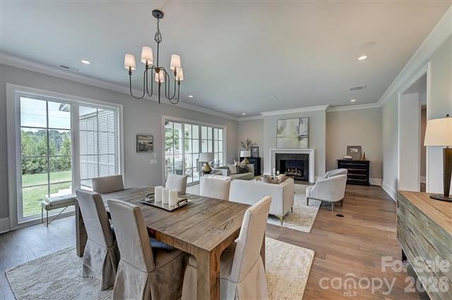 Dining AreaCourtesy of Simonini Homes - 6510 Sharon Hills Road, Charlotte