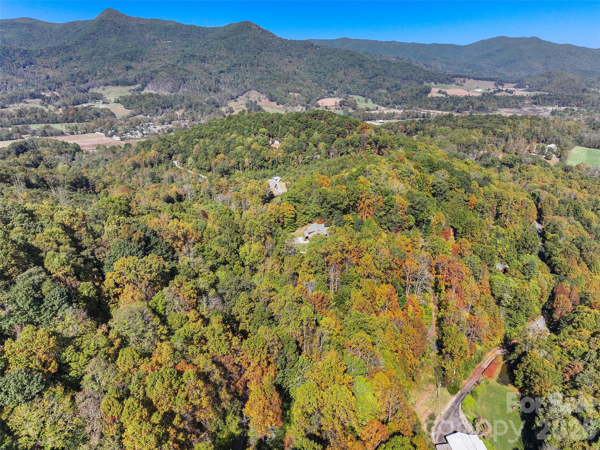 Spectacular mountain landscape and peaceful wooded setting. - 124 Borges Lane, Waynesville