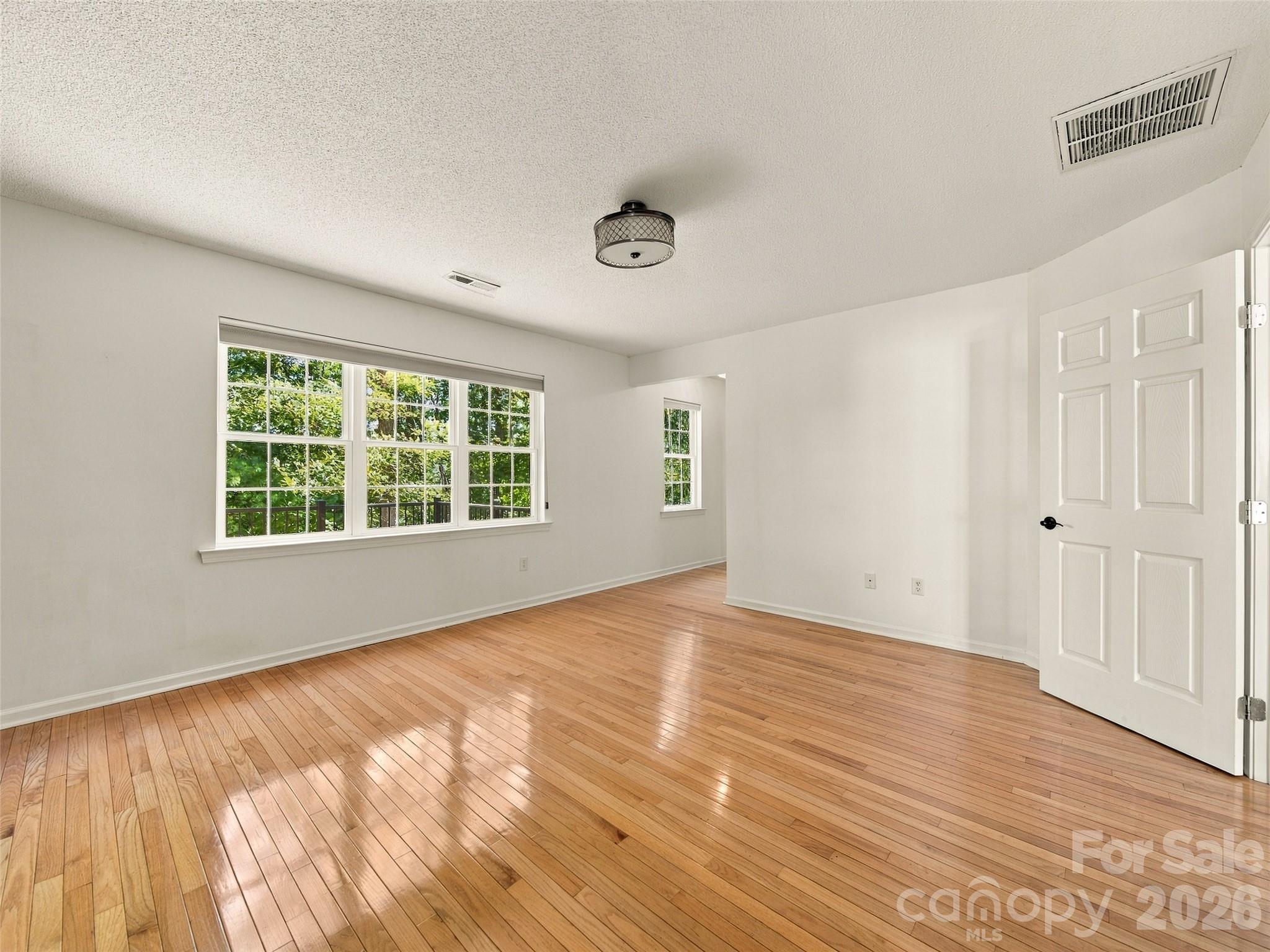 Primary looking at hall to closet and bathroom. - 317 Ewarts Hill Road, Hendersonville