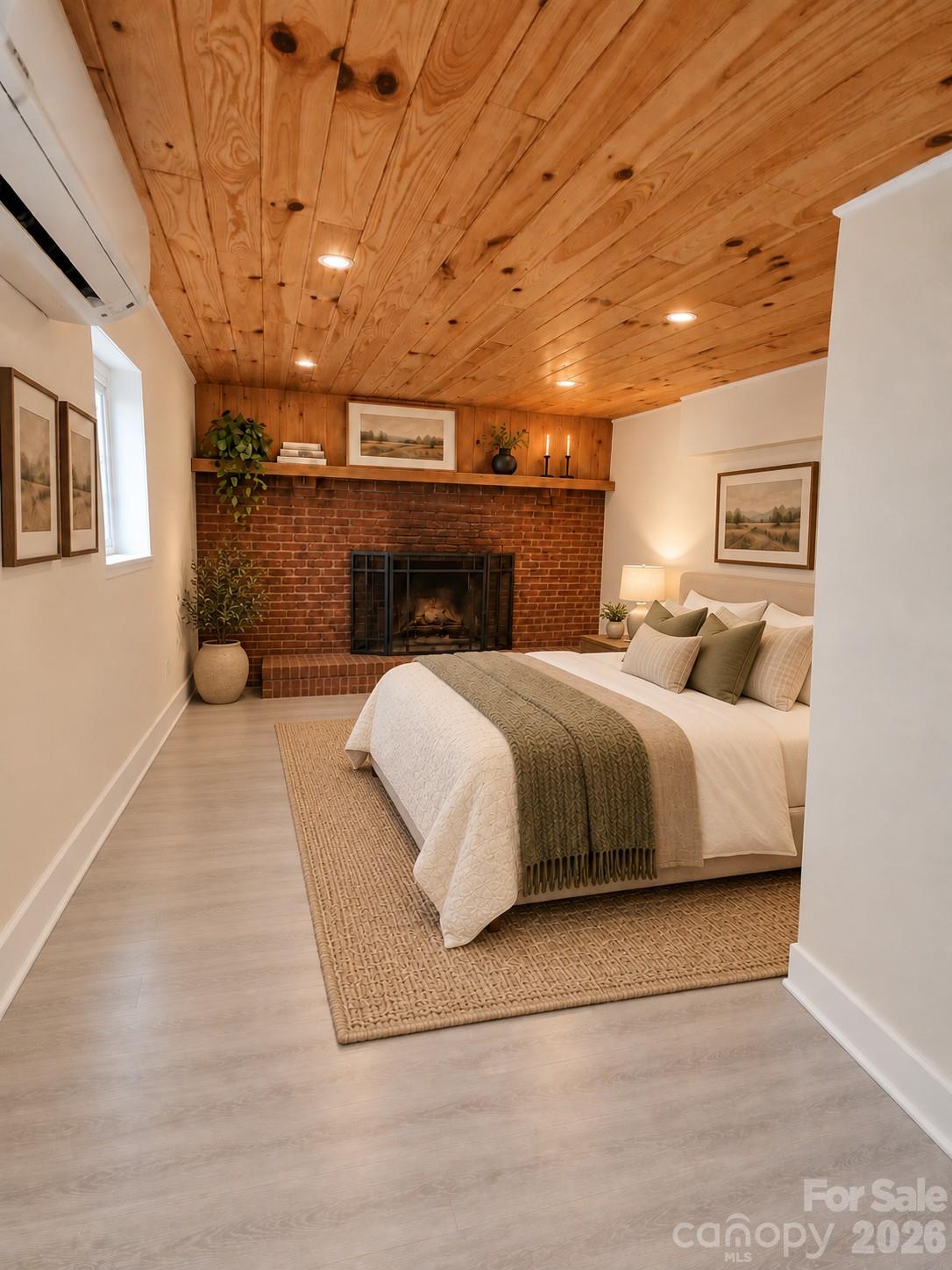 Basement Bedroom (Virtually Staged) - 1627 W Lakewood Drive, Rock Hill