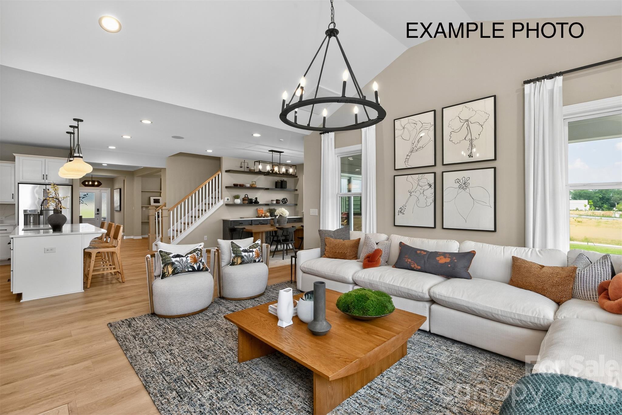 Example Photo - Family Room/Kitchen/Morning Room - 2028 Sabra Street, Gastonia