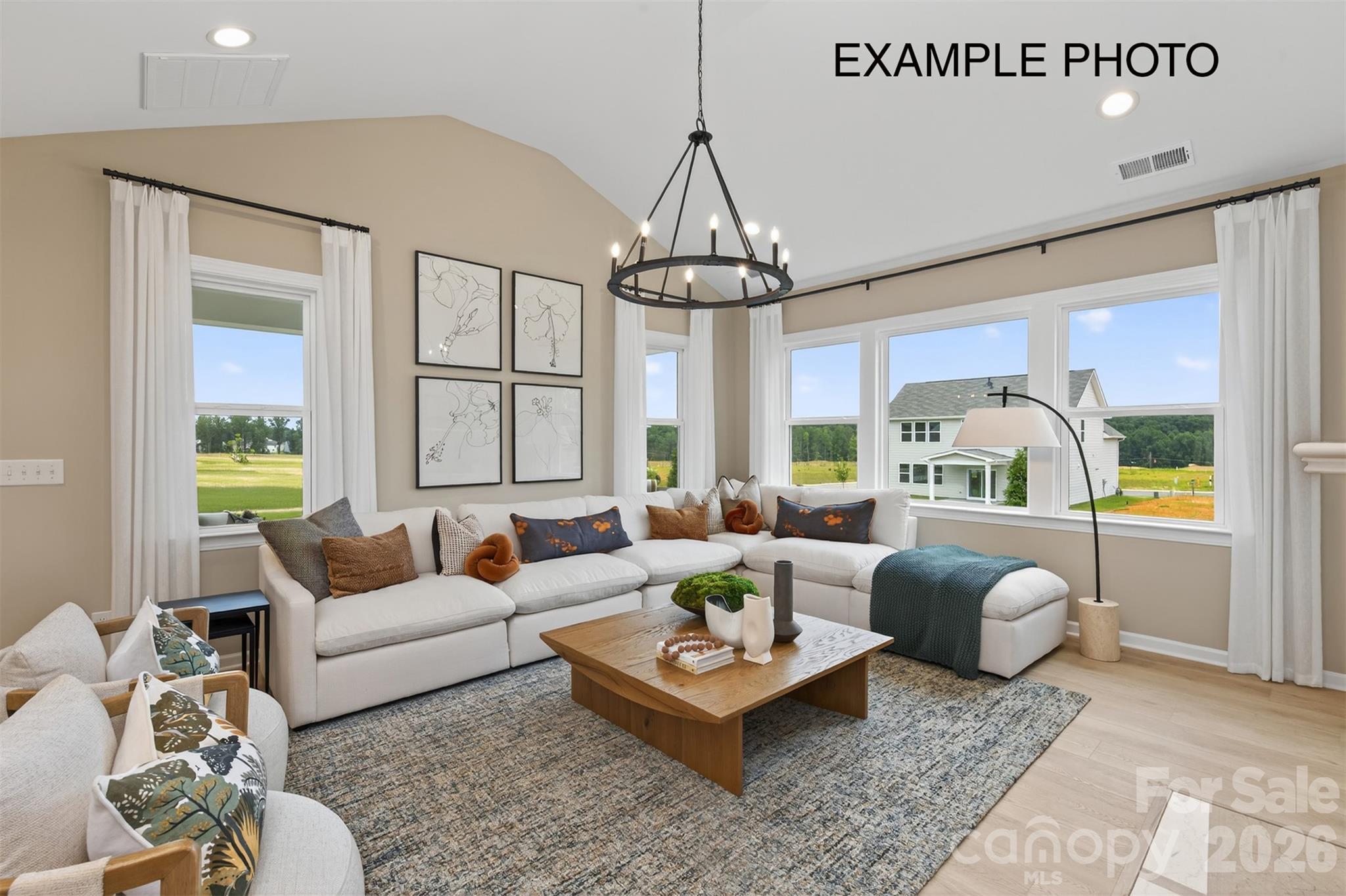 Example Photo - Family Room - 2028 Sabra Street, Gastonia