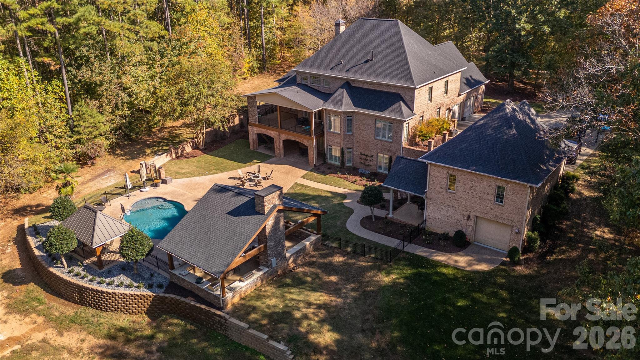 Rear View of Home - 1427 Merrimont Avenue, Kings Mountain
