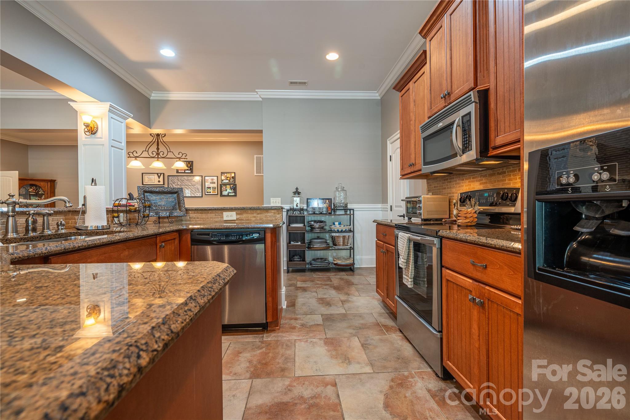Kitchen in Basement - 1427 Merrimont Avenue, Kings Mountain