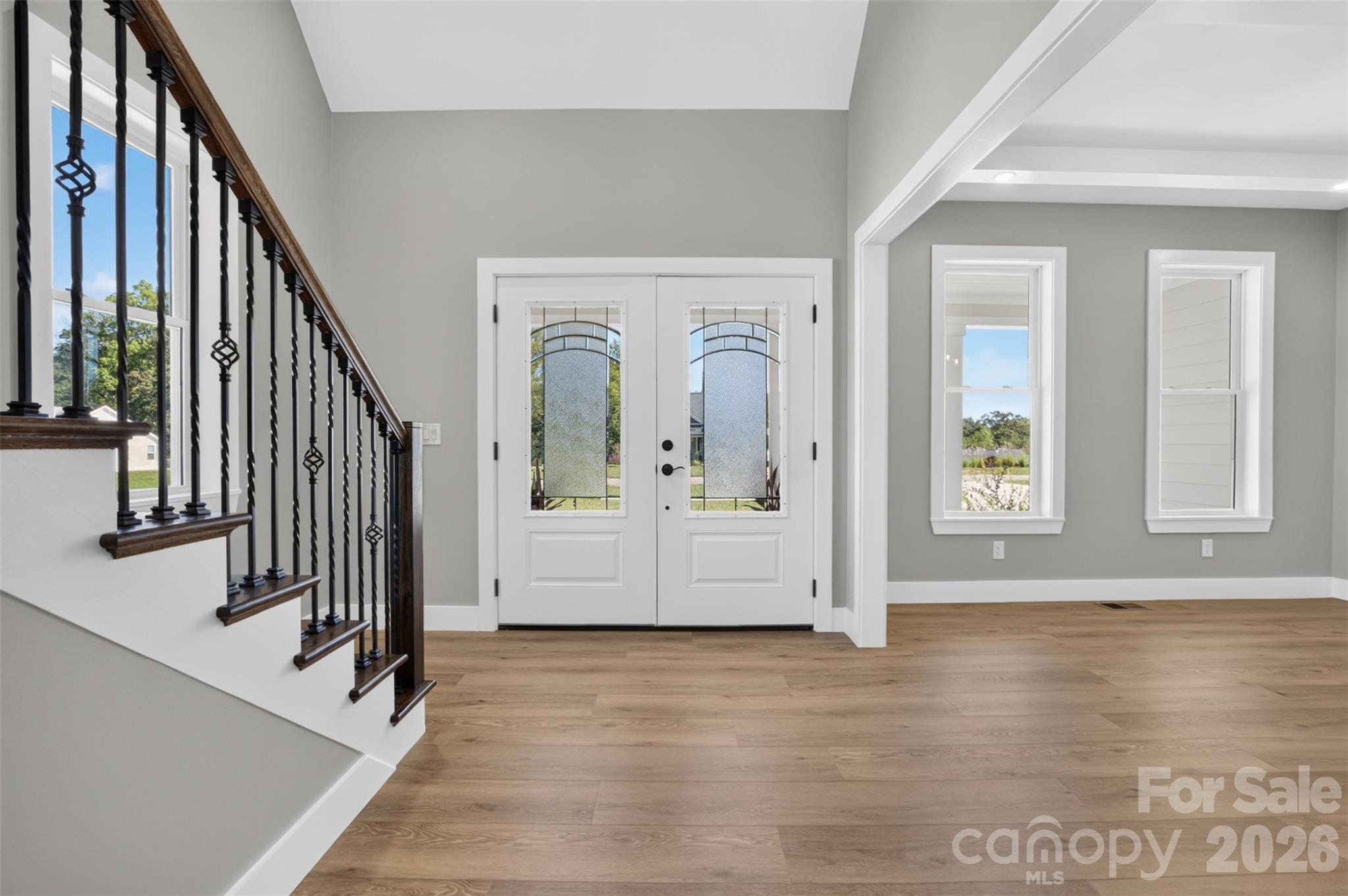 Bright and open front foyer, - 160 Pumice Drive, Statesville