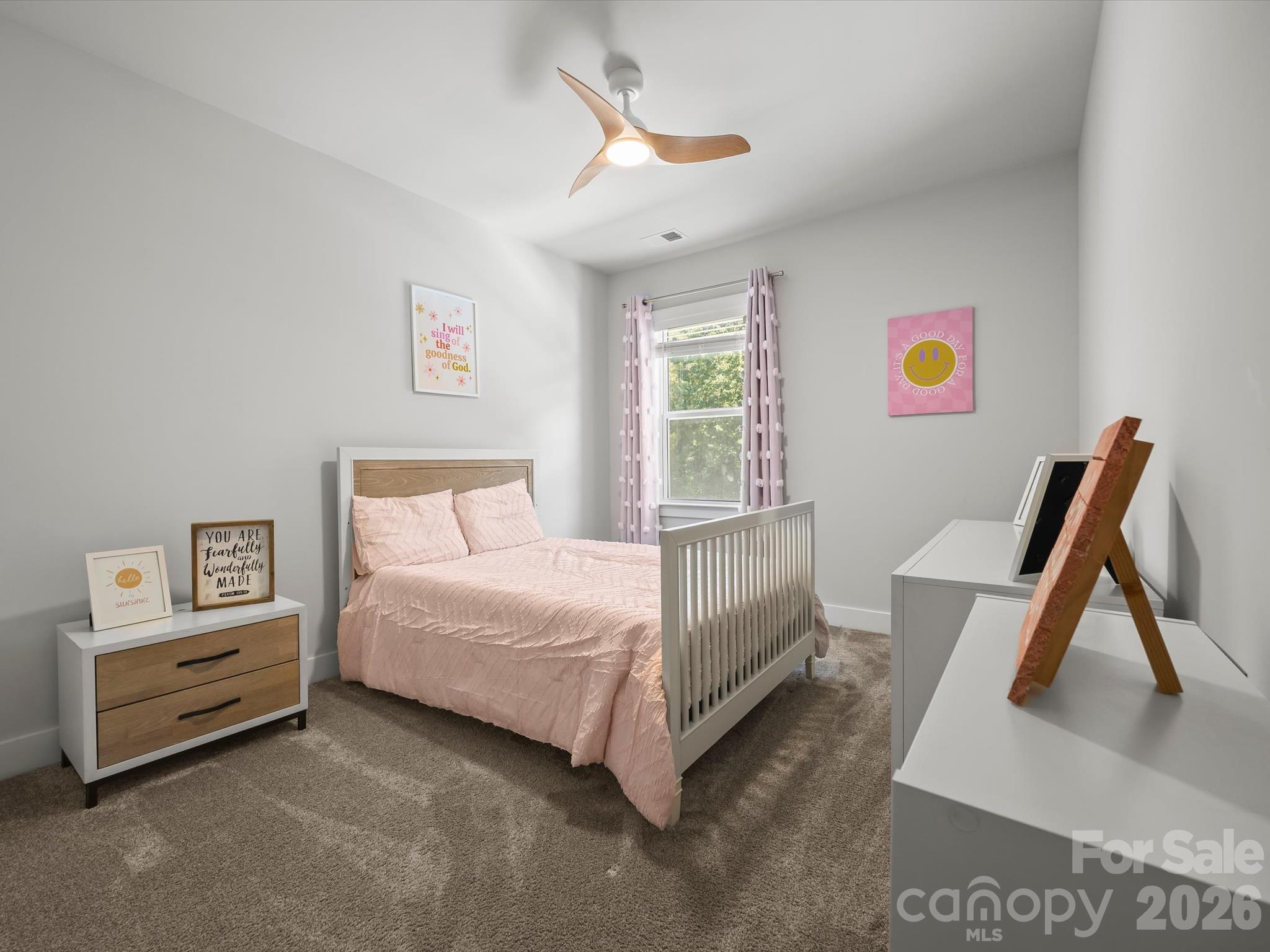 Second bedroom with walk in closet on upper level - 1305 Coppergate Drive, Salisbury