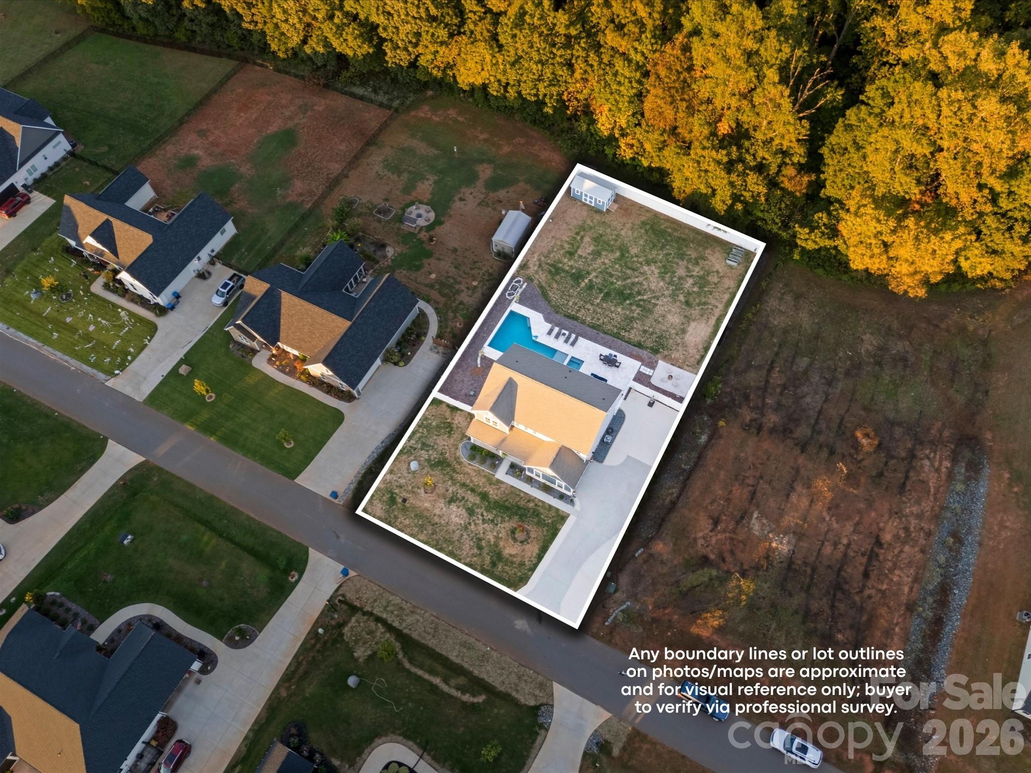 0.51 acre lot (Lot lines approximate) - 1305 Coppergate Drive, Salisbury