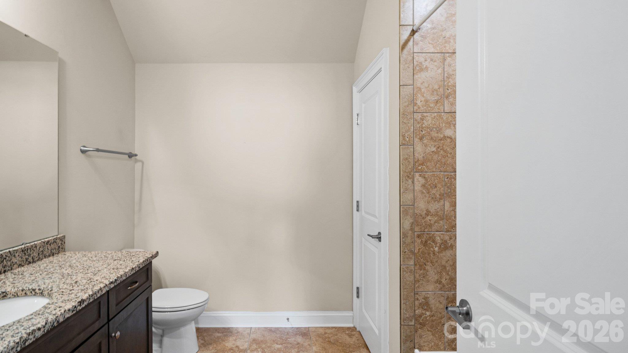 Full bath with tile accents - 2050 Laney Pond Road, Matthews