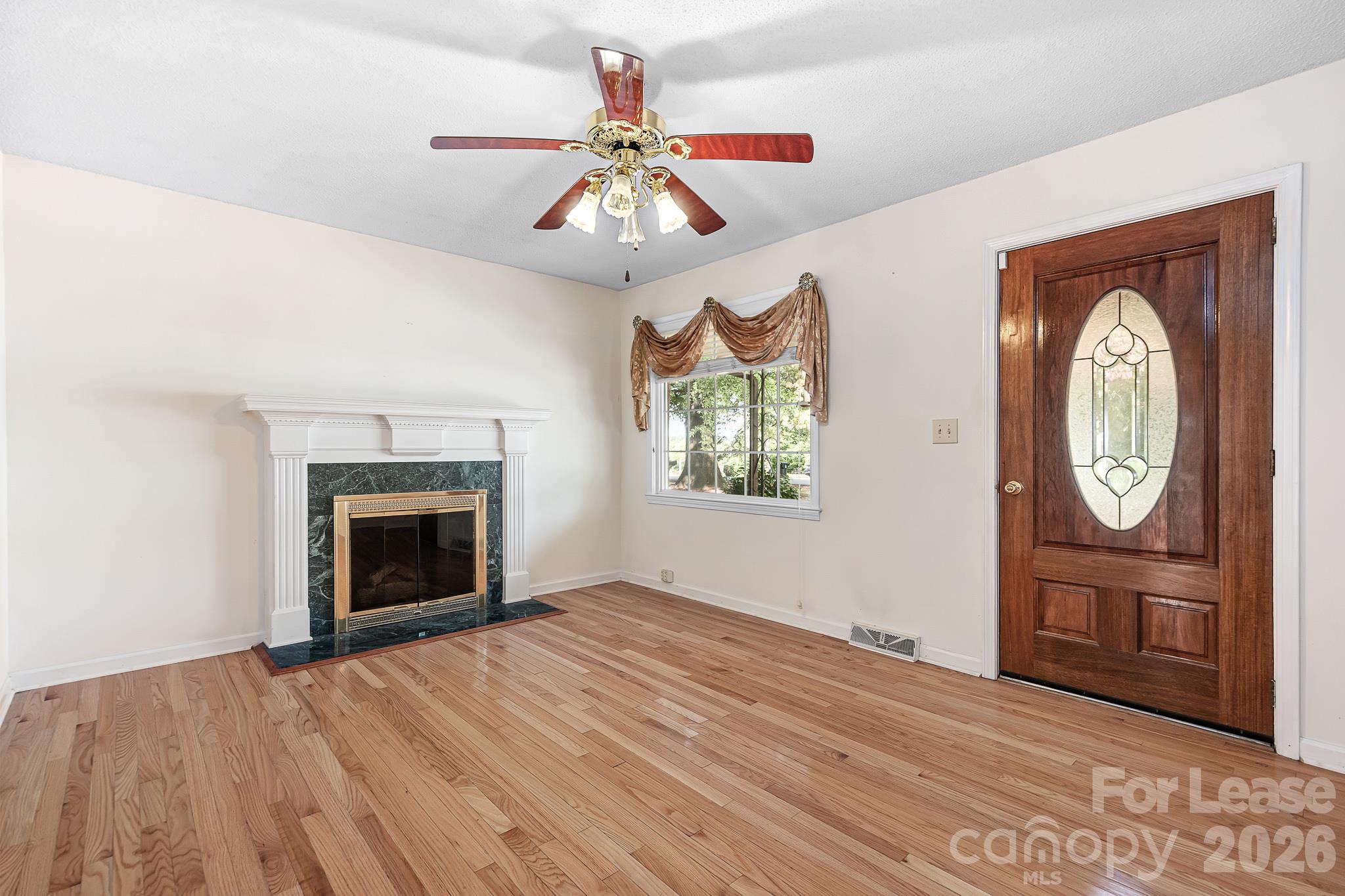 Living Room with gas log fireplace - 35 Sumner Avenue NW, Concord
