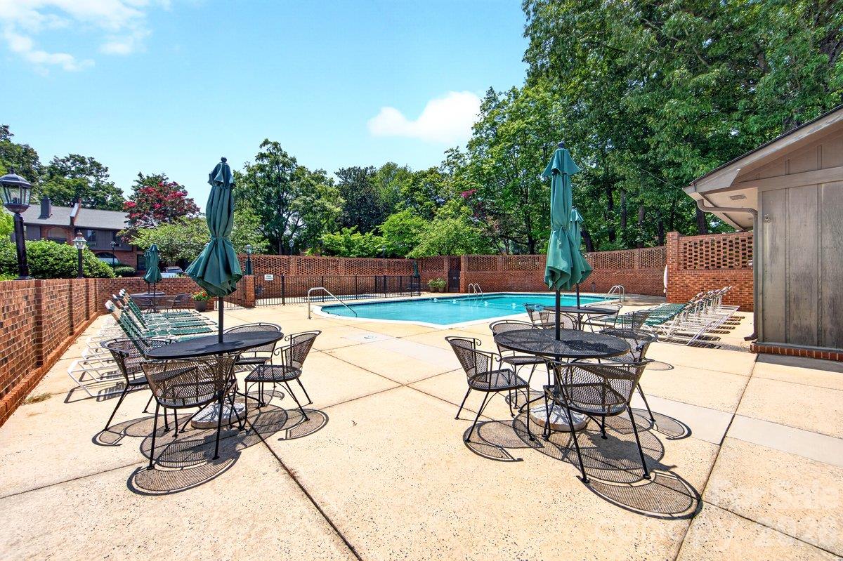 Pool Patio - 5807 Sharon Road, Charlotte