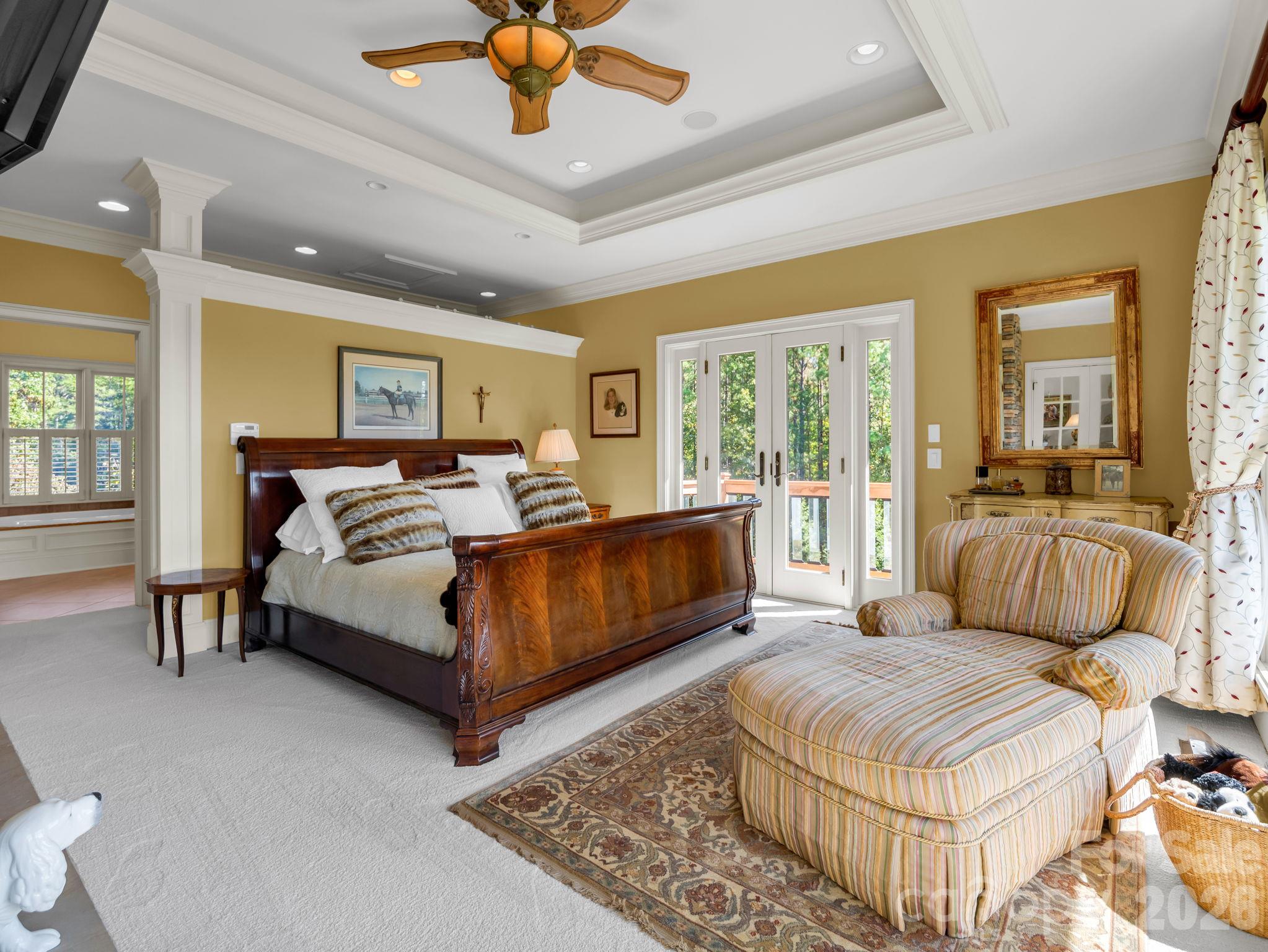 Primary bedroom located on main level - 140 Blazing Star Lane, Mill Spring