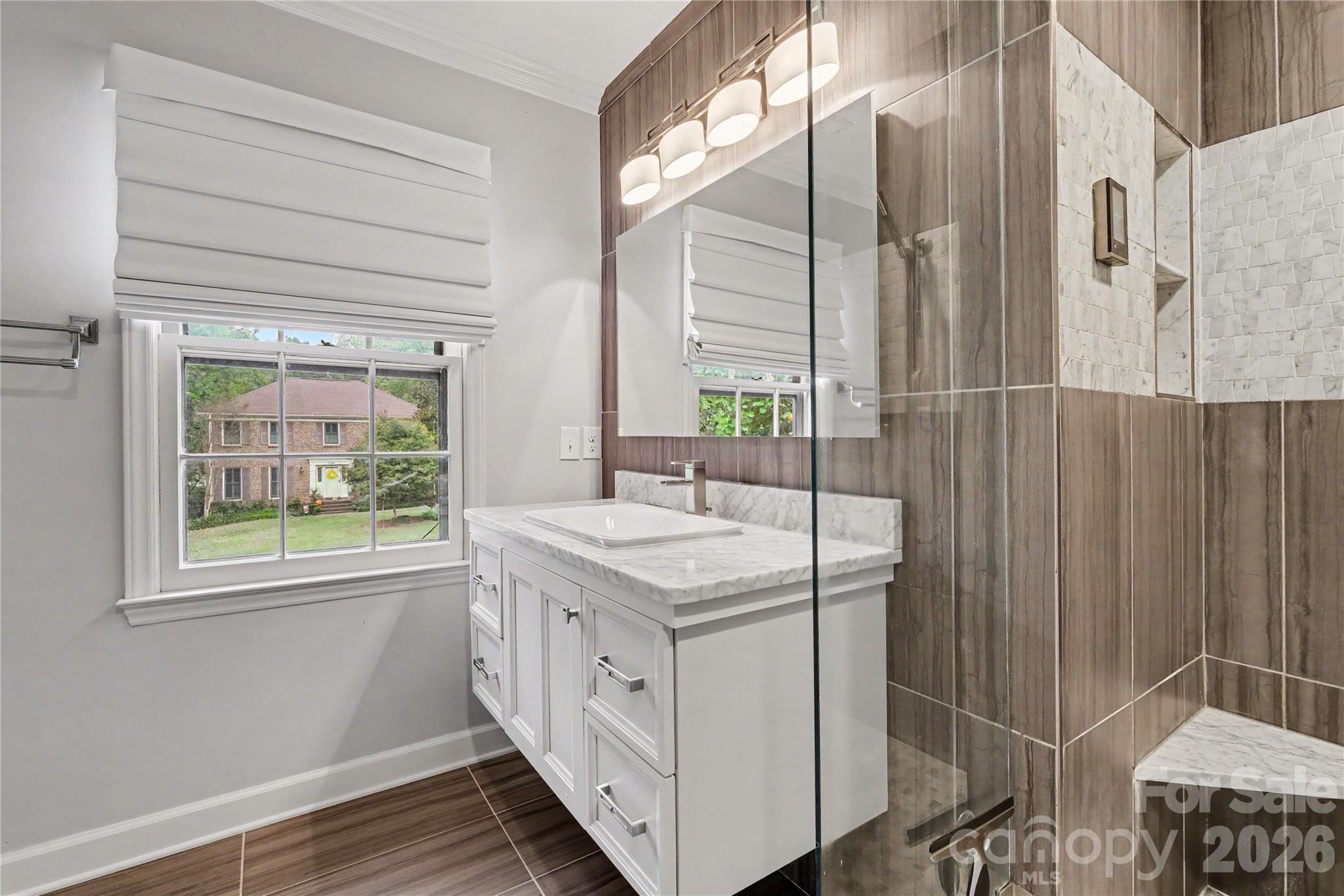 Primary Bath - 7615 Quail Hill Road, Charlotte
