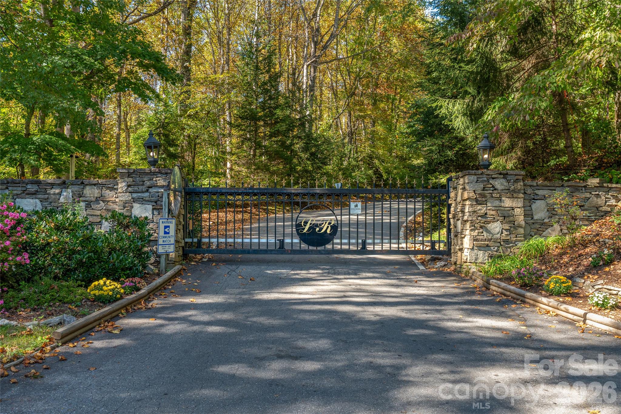 gated entry - 29 Wood Haven Lane, Black Mountain