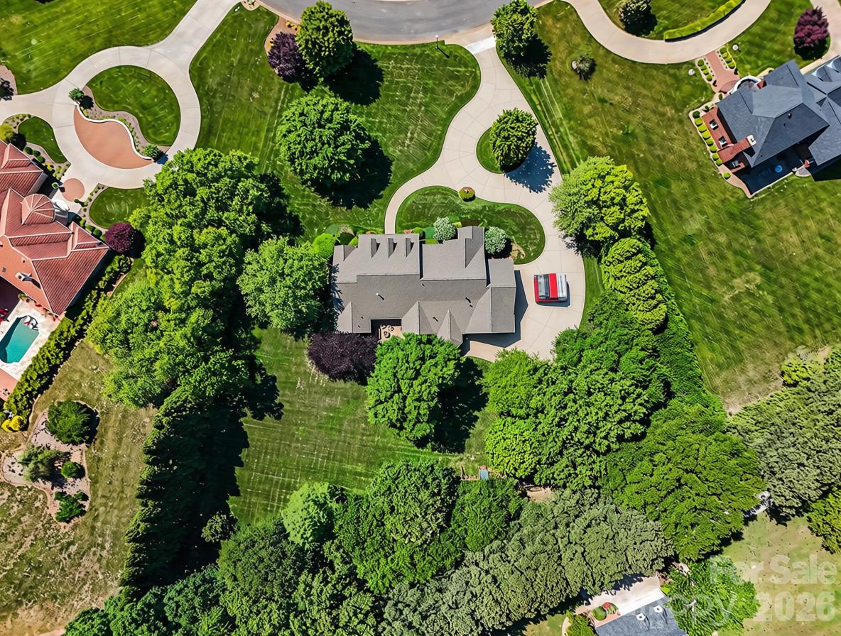 Aerial view of entire property...so impressive! - 1422 Stone Gate Drive, Shelby