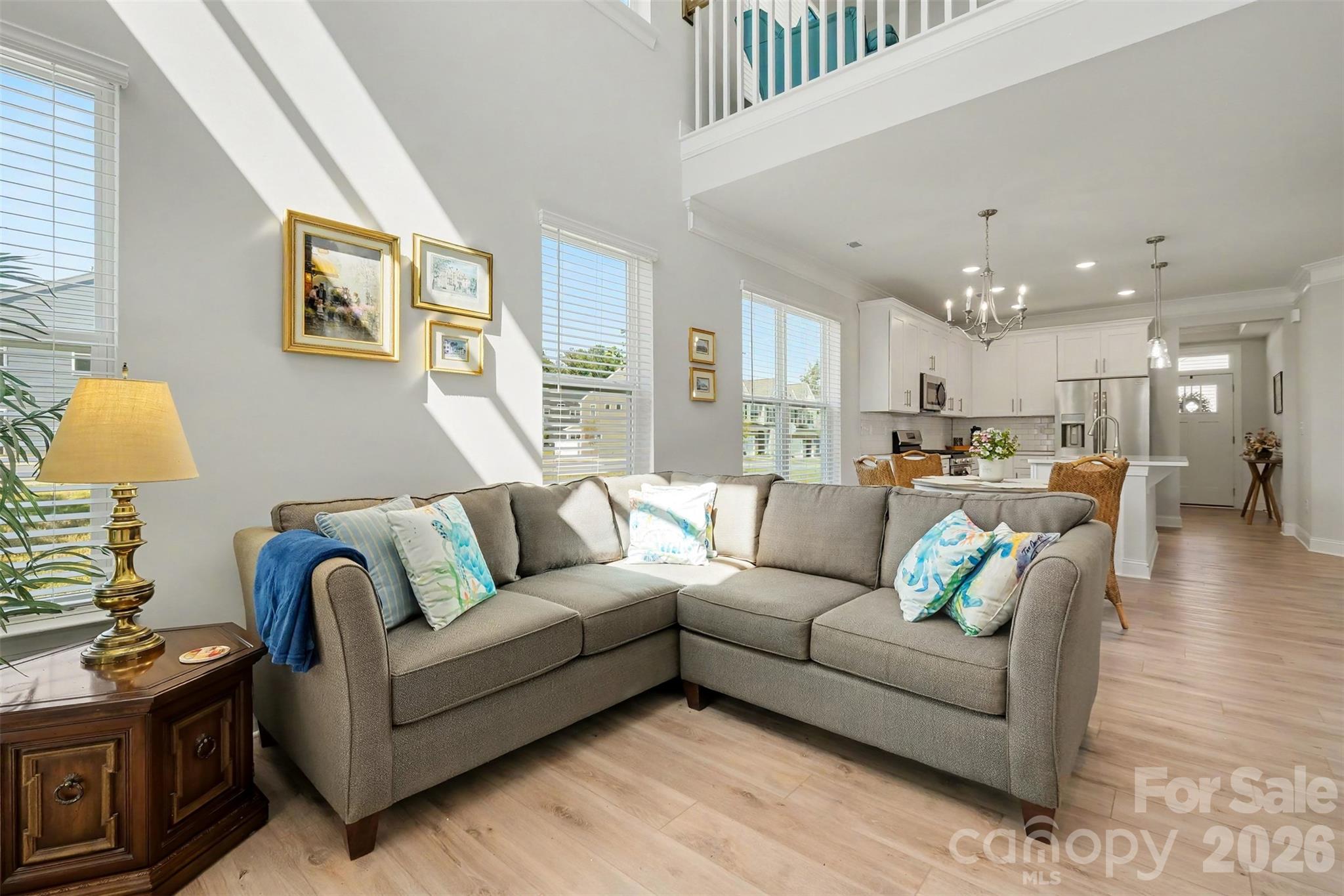 Upstairs loft overlooks the great room. - 4159 Black Court, Harrisburg