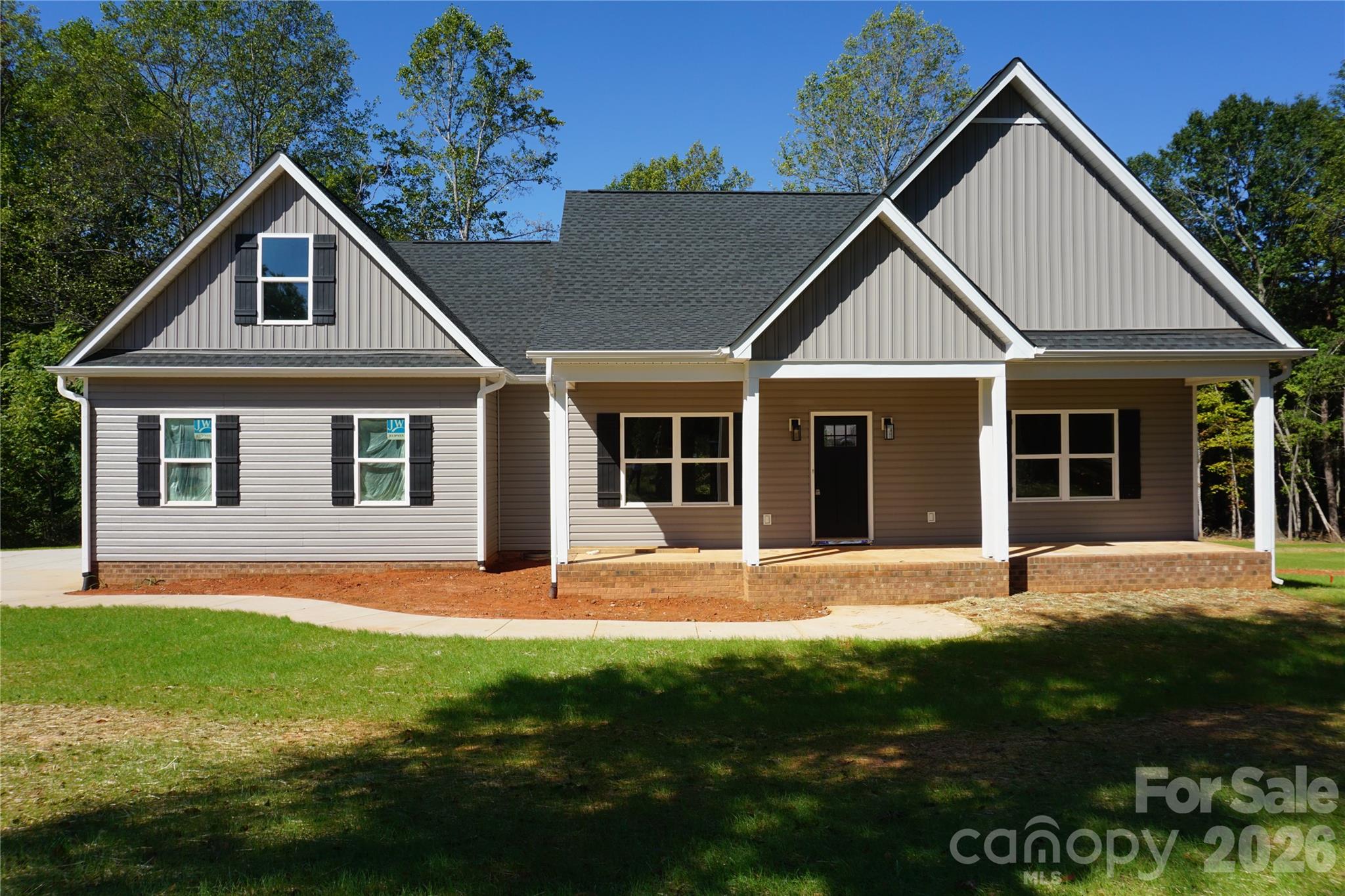 New construction home is near completion. - 989 Rhyne Road, Clover