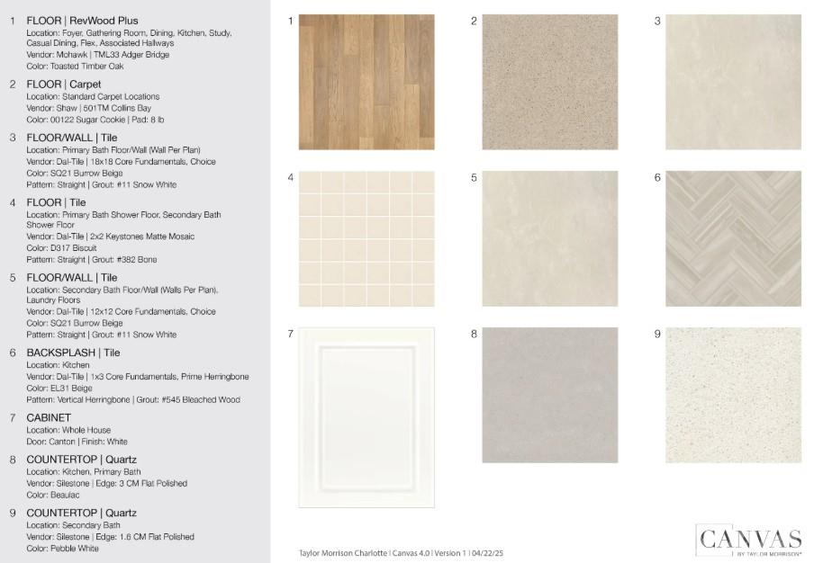 507 Silver Spur Alley design selections! This home is currently under construction and selections are subject to change. - 507 Silver Spur Alley, Indian Trail